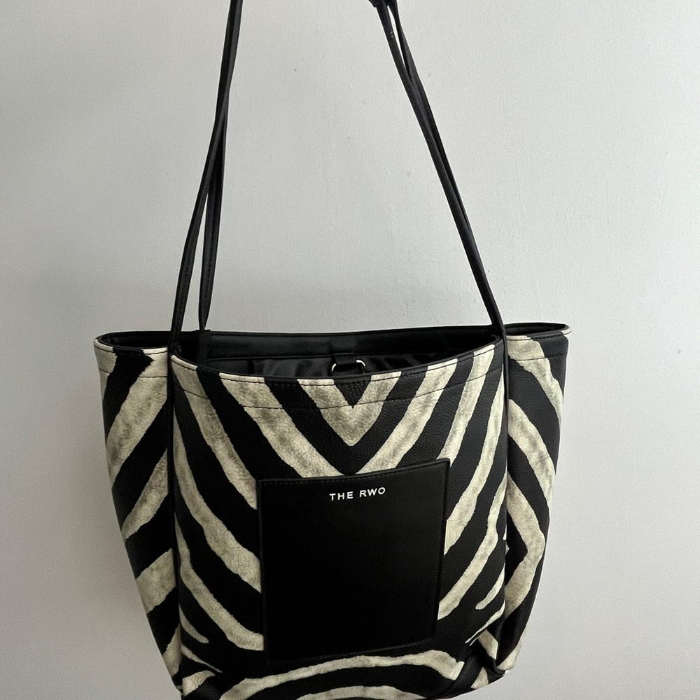 Black and White Zebra Print Tote Bag